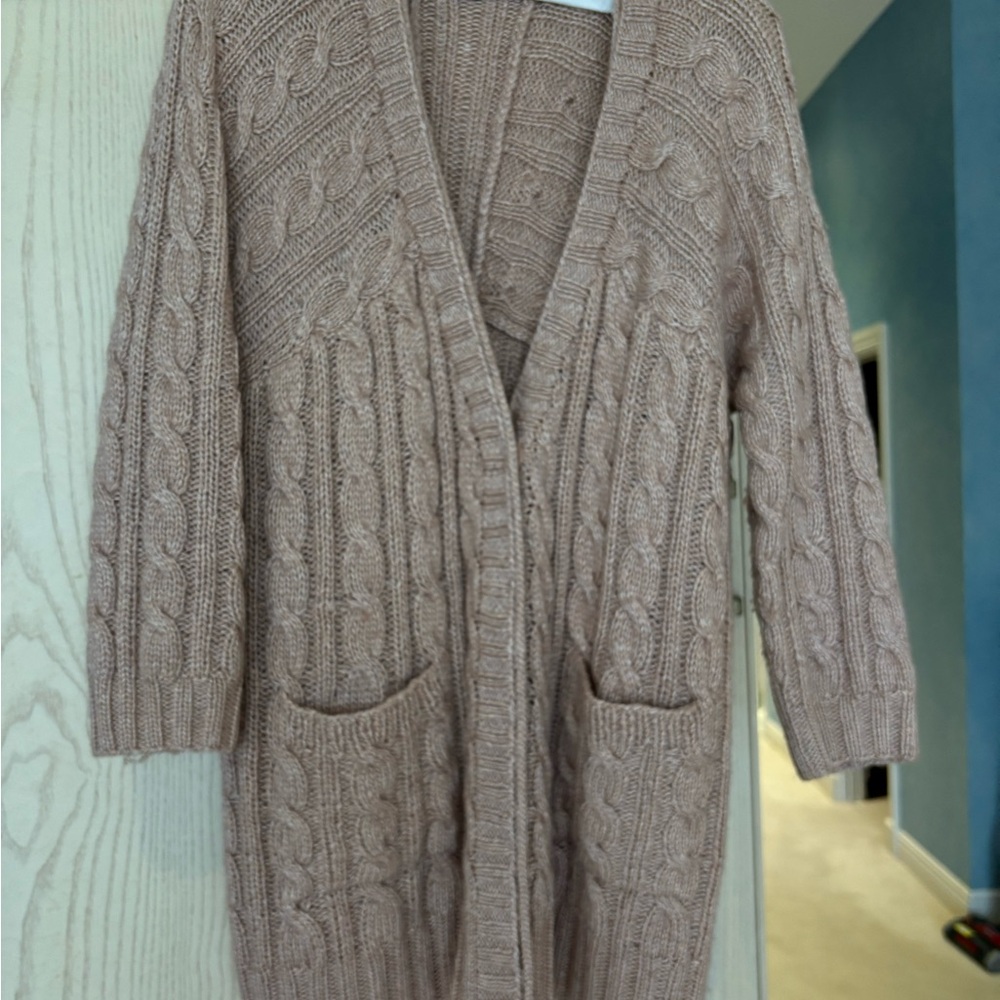 Women's Cable Knit Cardigan Sweater